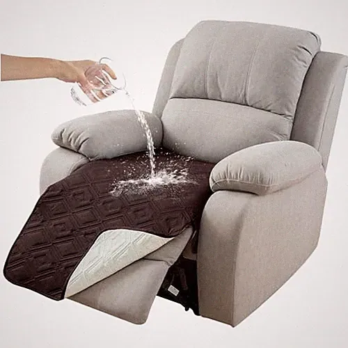 100% Waterproof Recliner Chair Recliner (1 Piece 23.6x39.3 Inch) Chocolate