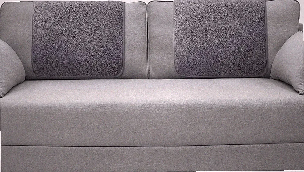 2-Pack Recliner Headrest Covers Sofa Protector Non-Slip Sherpa Cushion for Chair