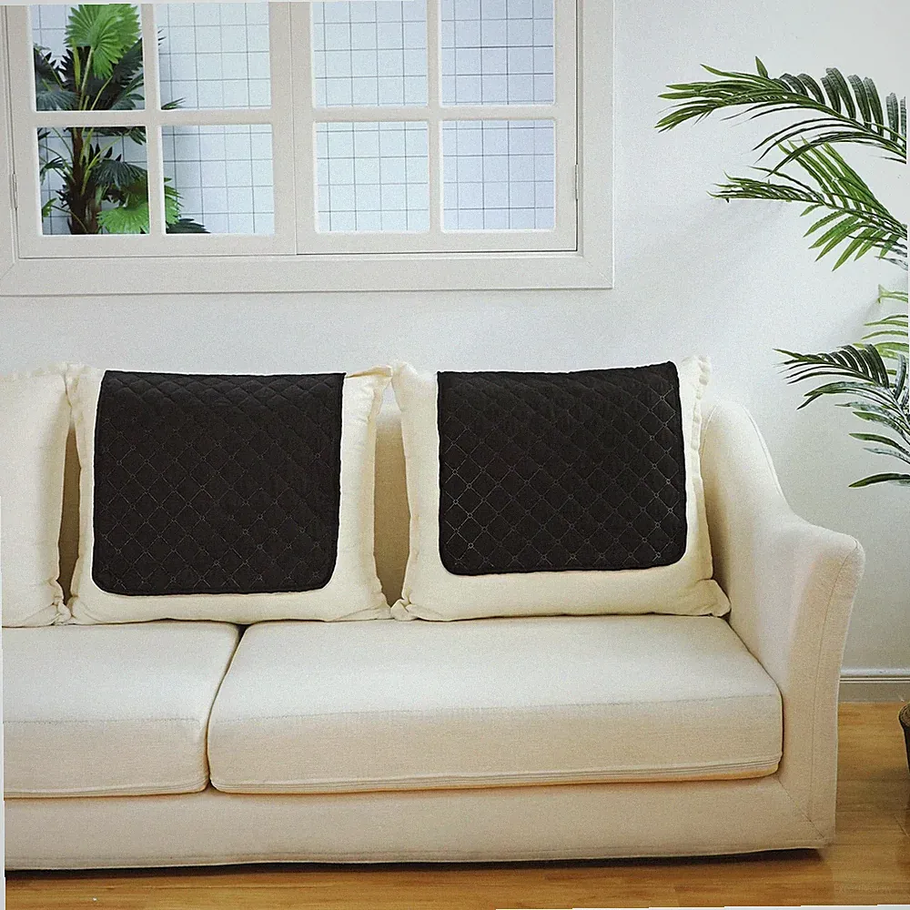 2 Pcs Headrest Cover for Recliner Chair Sofa Headrest Cover Head Protector Fu...