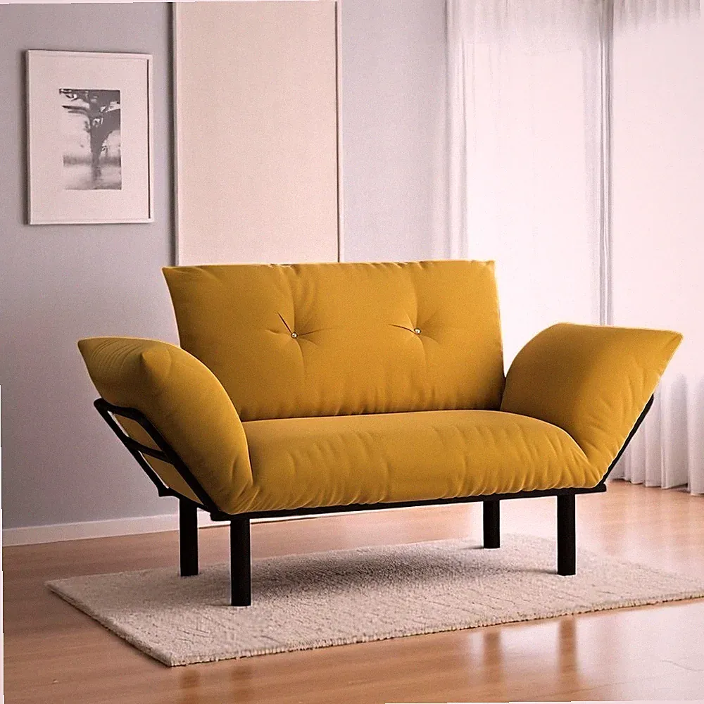 Yellow Loveseat
