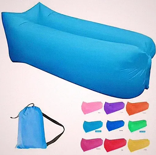 NEW!! Inflatable Air Lounger Sofa Portable Couch (Blue, Red, Green, Yellow)