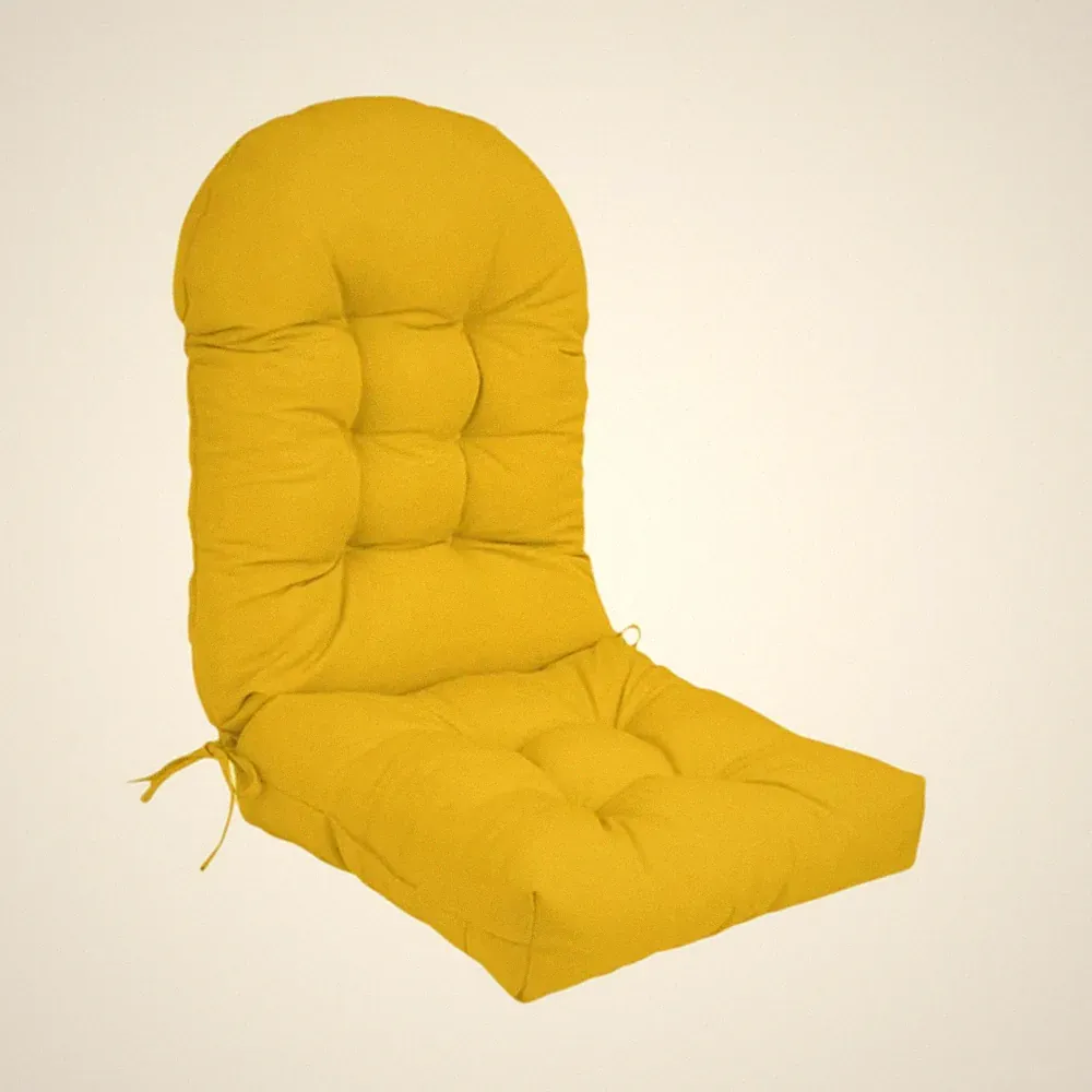 Patio Cushion Rocking Chair Cushion Tufted Pad Indoor with Ties Living Room