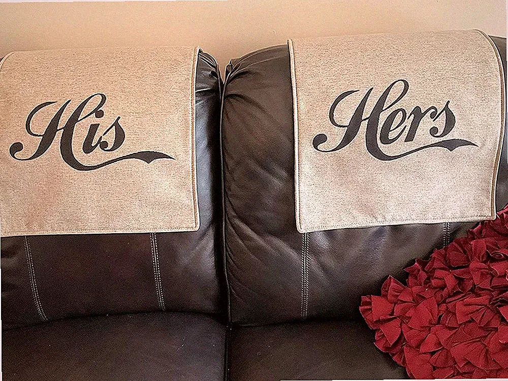 headrest covers for recliners yellow