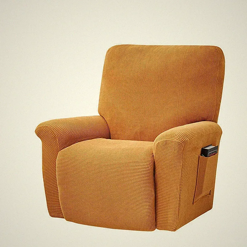 yellow chair covers for recliners