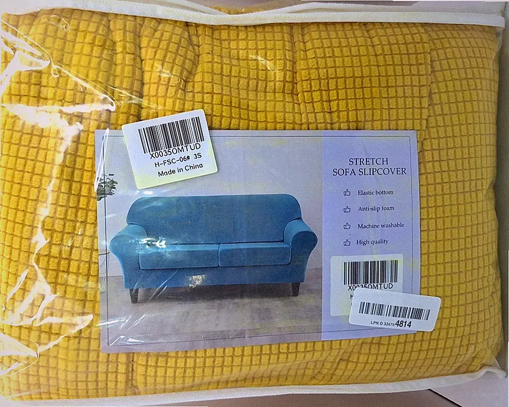 Stretch Sofa Slipcover Couch Cover Furniture Protector Waterproof Elastic Bottom
