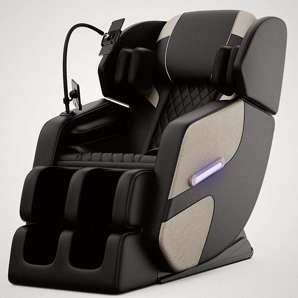 Zero Gravity Massage Chair Recliner with Full Body Air Pressure & Heating Gold